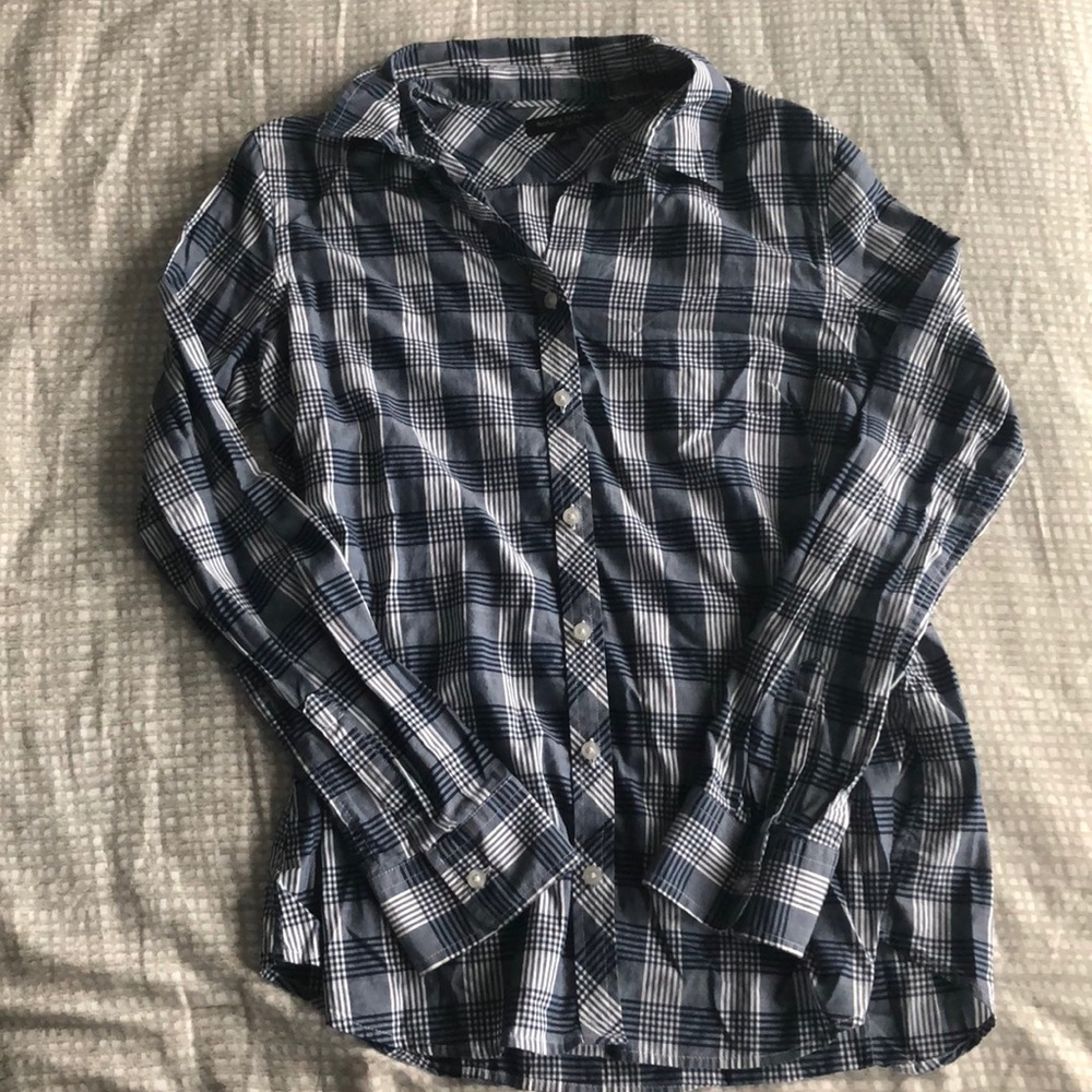 Banana Republic Plaid Button Down